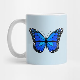 Blue butterfly Mug